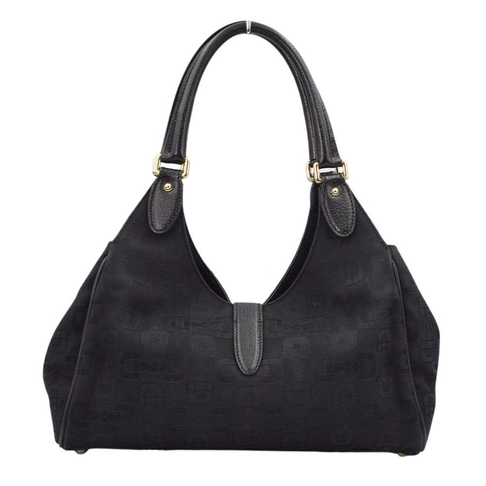 Gucci New Jackie Shoulder Bag Canvas/Leather Black - Picture 2 of 14